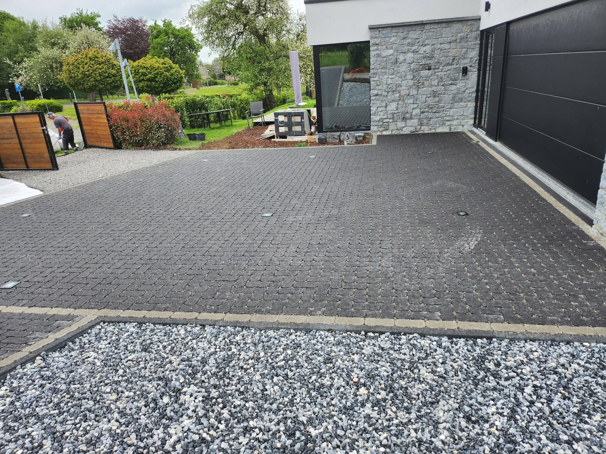 Chantier à Modave