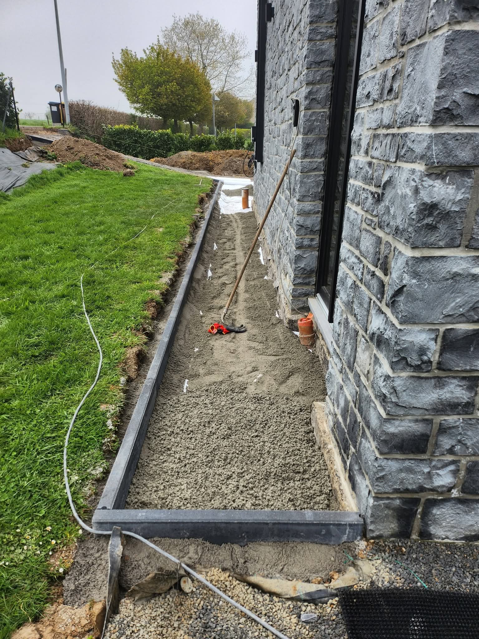Chantier à Modave