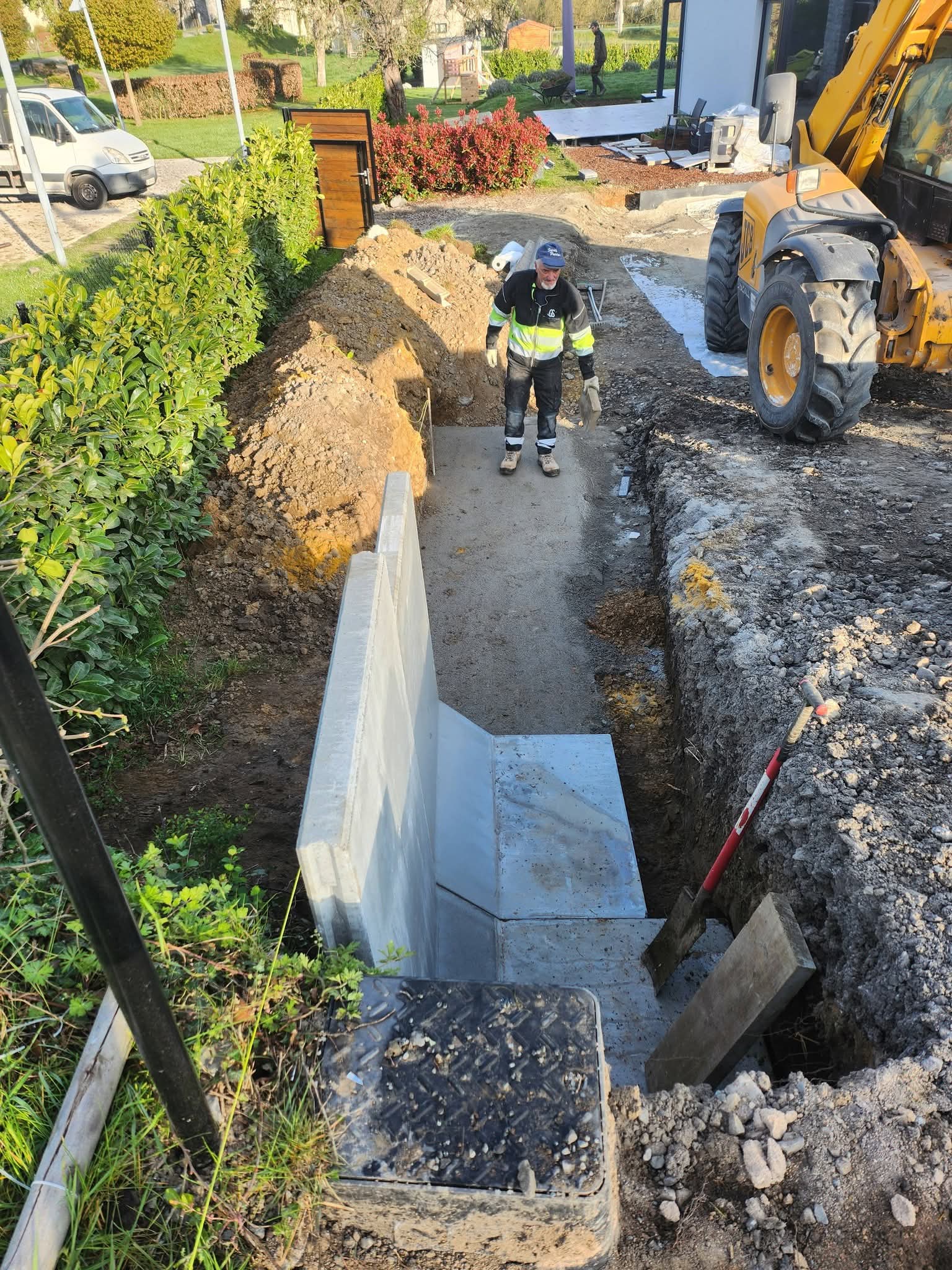 Chantier à Modave