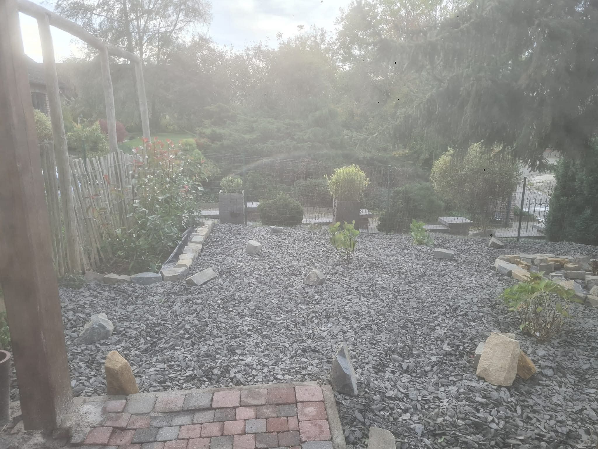 Réalisation d'un parterre à Momalle