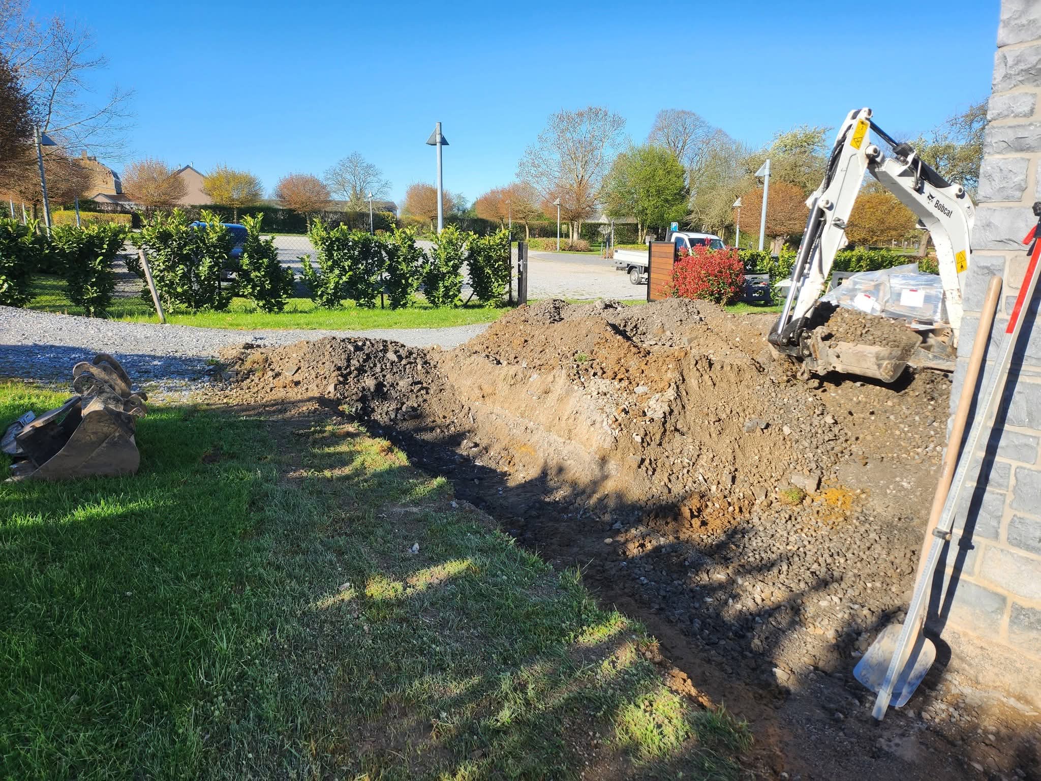 Chantier à Modave