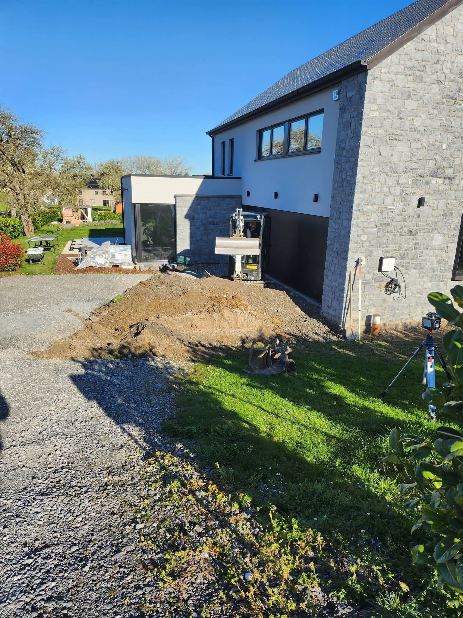 Chantier à Modave