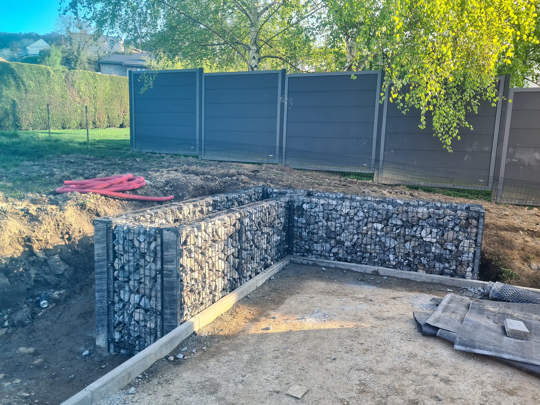 Chantier à Flémalle