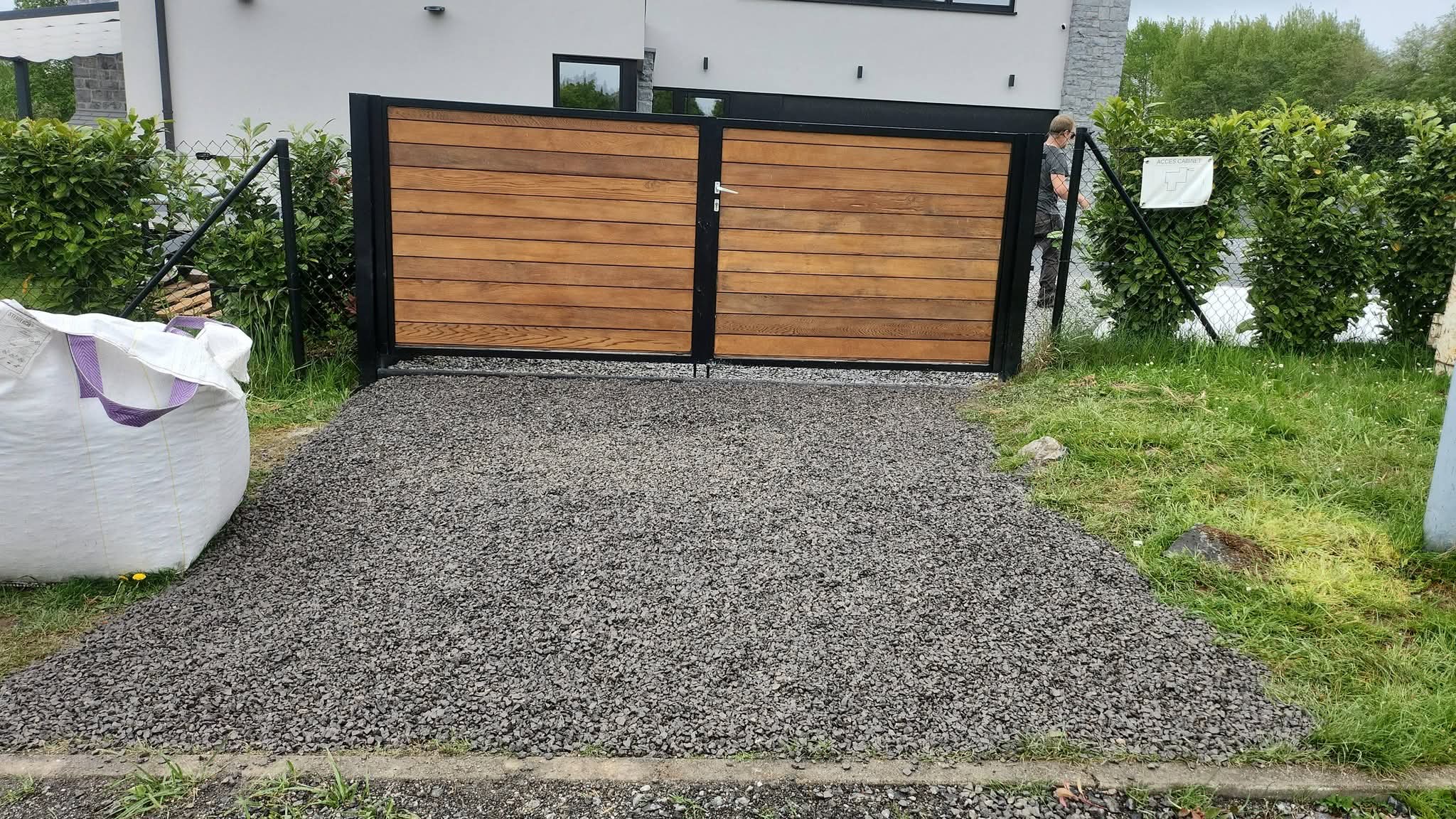 Chantier à Modave