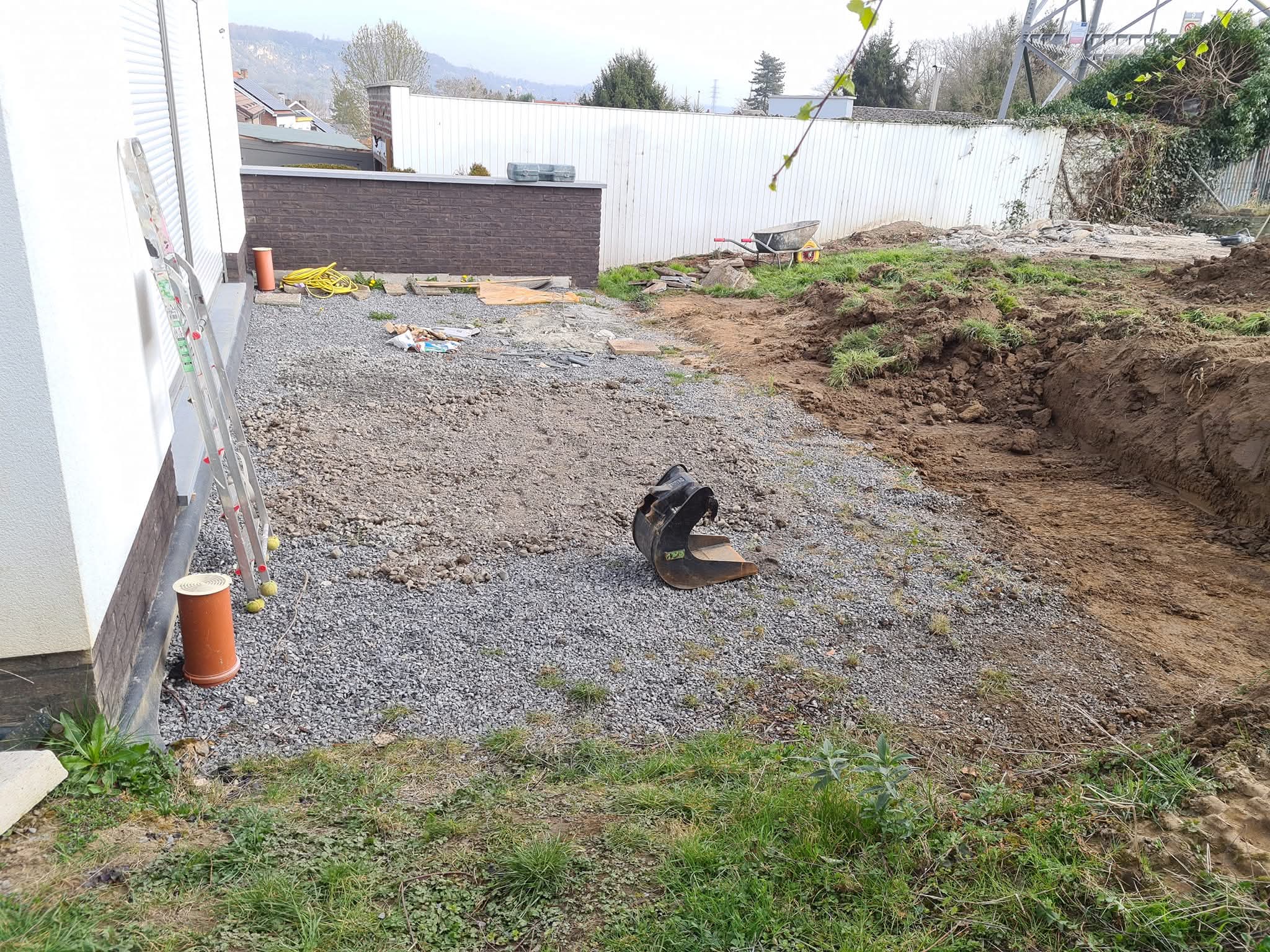 Chantier à Flémalle