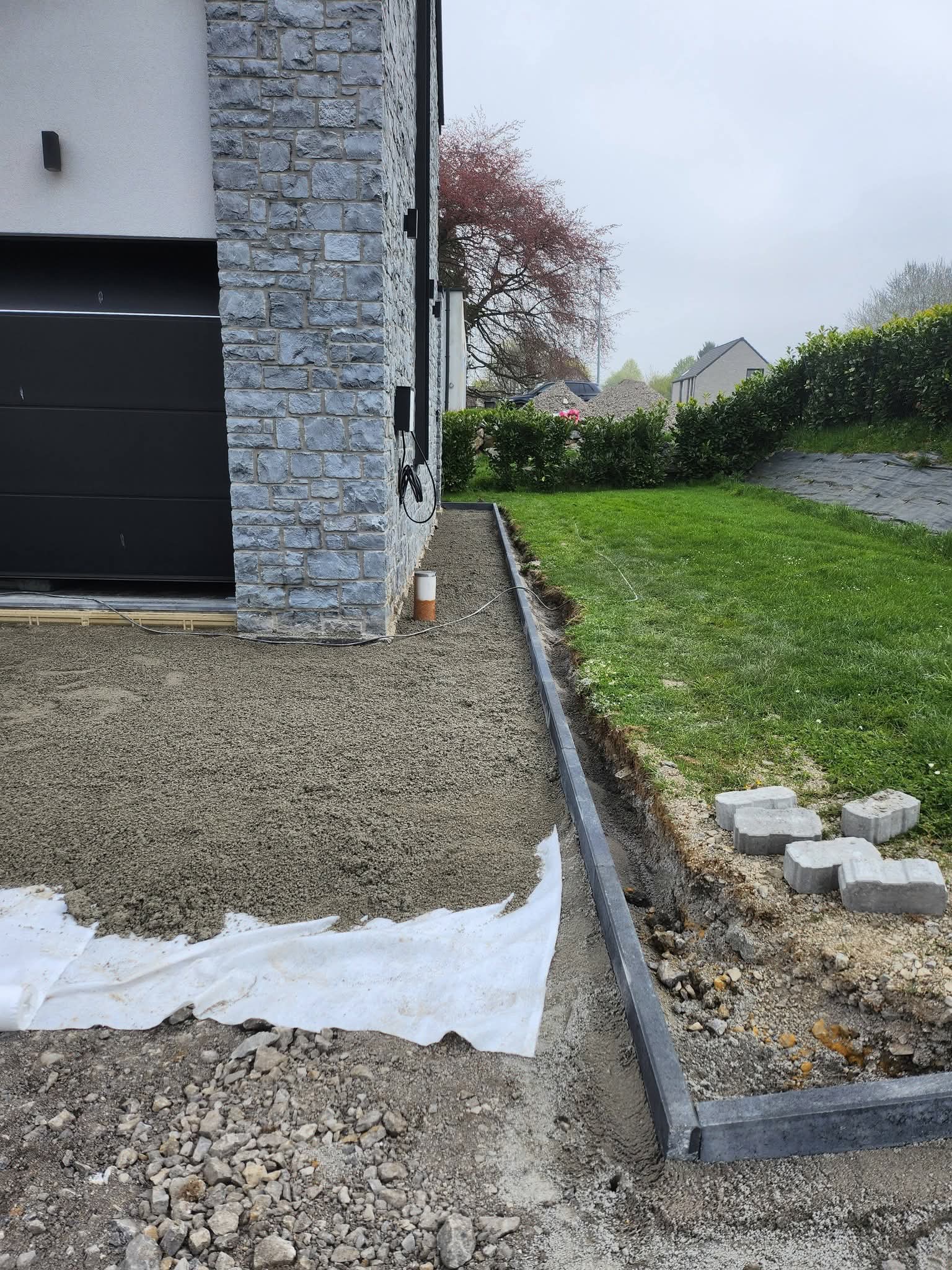 Chantier à Modave