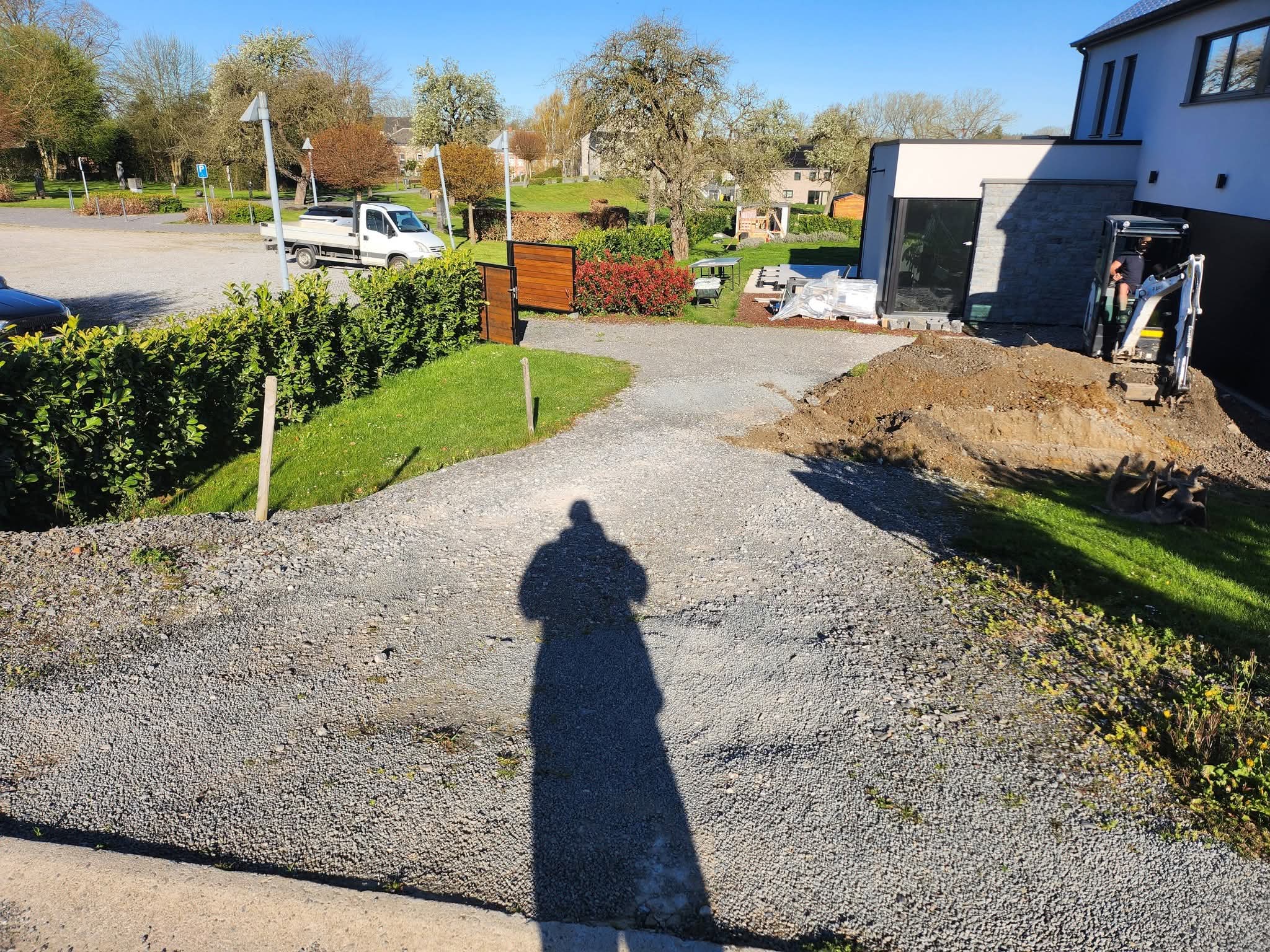 Chantier à Modave