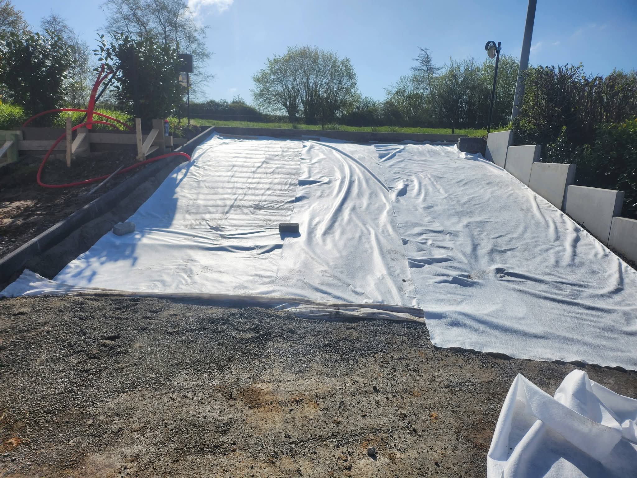 Chantier à Modave