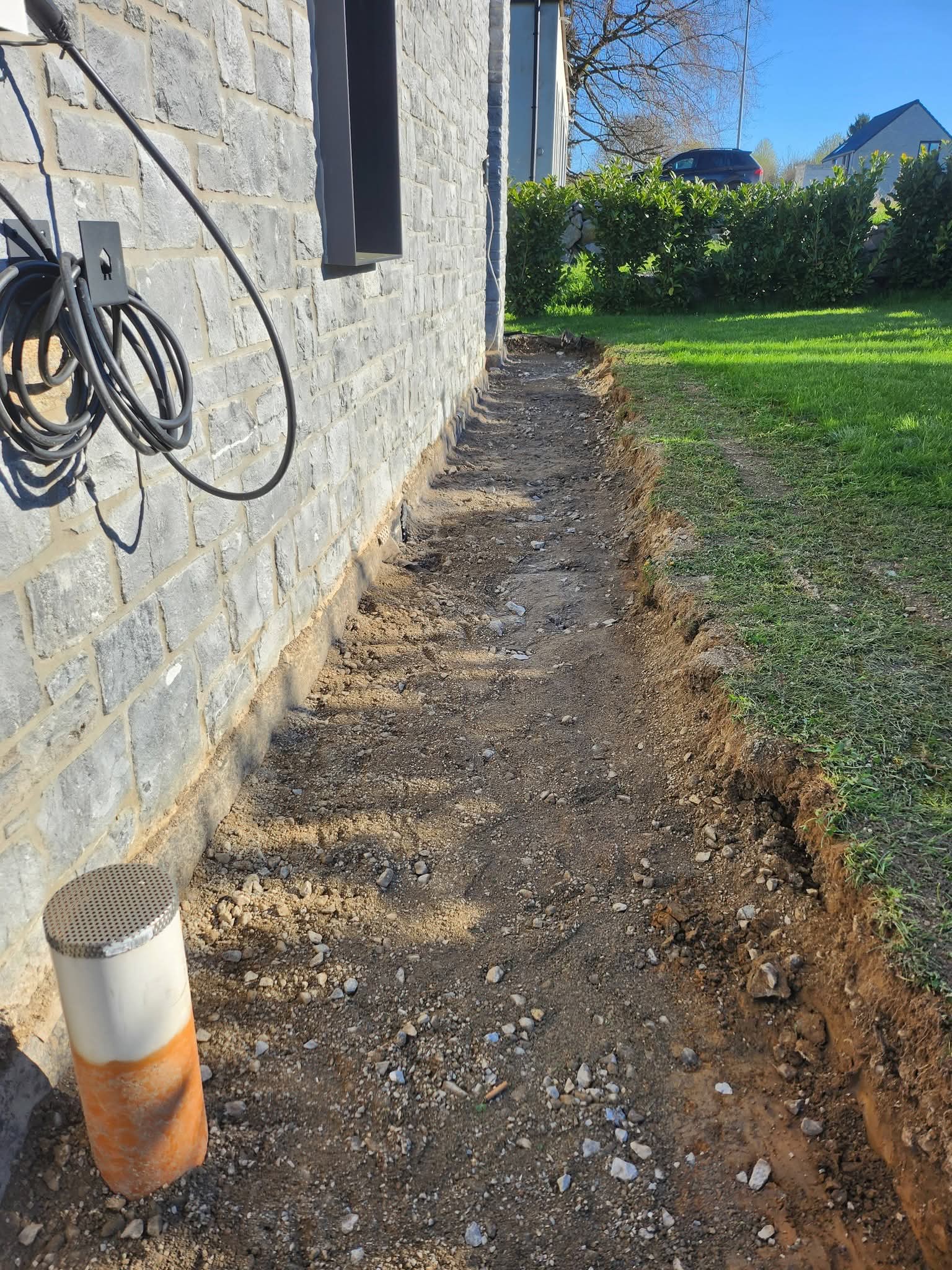 Chantier à Modave