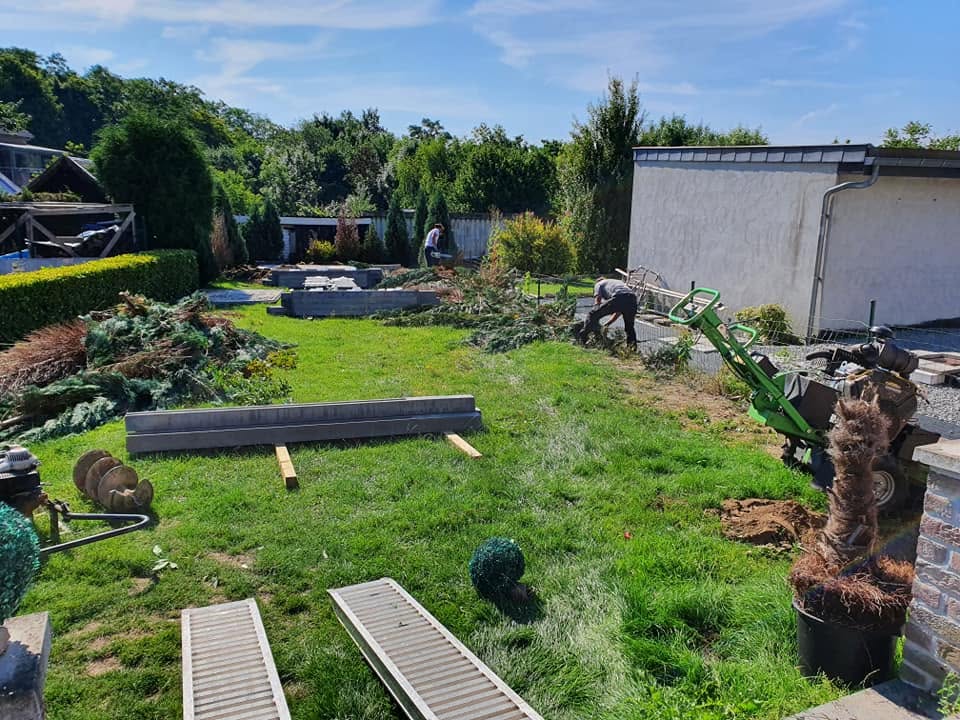 Chantier de Jardin Passion en région liégeoise